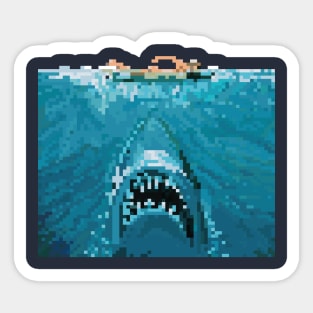 8 Bit Bite Sticker